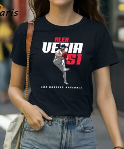 Alex Vesia #51 Player Los Angeles Dodgers Baseball T-shirt