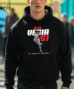 Alex Vesia 51 Player Los Angeles Dodgers Baseball T shirt 3