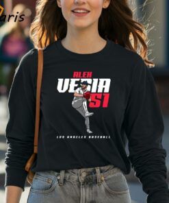 Alex Vesia 51 Player Los Angeles Dodgers Baseball T shirt 4
