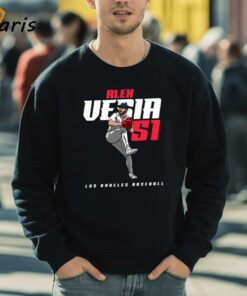 Alex Vesia 51 Player Los Angeles Dodgers Baseball T shirt 5