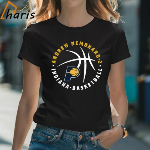 Andrew Nembhard 2 Ball Player Indiana Pacers Basketball Logo 2024 Shirt