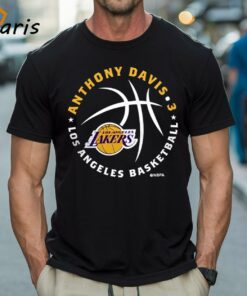 Anthony Davis Los Angeles Lakers Player Ball T-shirt