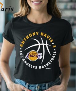 Anthony Davis Los Angeles Lakers Player Ball T-shirt