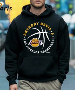 Anthony Davis Los Angeles Lakers Player Ball T shirt 5