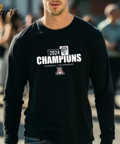 Arizona Wildcats 2024 Pac 12 Baseball Conference Tournament Champions Locker Room T Shirt 4