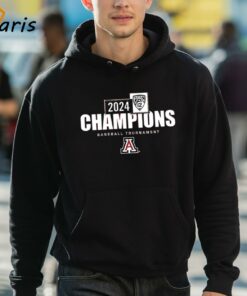 Arizona Wildcats 2024 Pac 12 Baseball Conference Tournament Champions Locker Room T Shirt 5