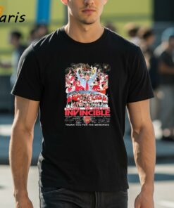Arsenal 20 Years The 2004-2024 Invincible Thank You For The Memories Signatures T-shirt
