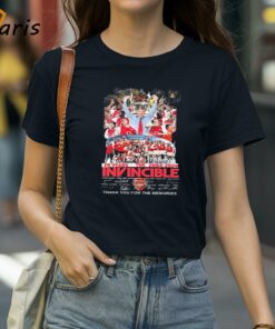 Arsenal 20 Years The 2004-2024 Invincible Thank You For The Memories Signatures T-shirt