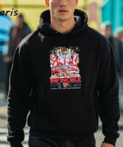 Arsenal 20 Years The 2004 2024 Invincible Thank You For The Memories Signatures T shirt 3