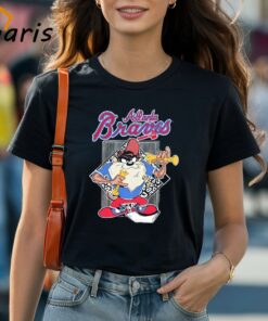 Atlanta Braves Tasmanian Devil Cartoon Shirt