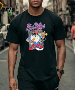 Atlanta Braves Tasmanian Devil Cartoon Shirt