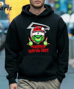 Atlanta Falcons Grinch Middle Finger Haters Gonna Hate Logo Shirt 5