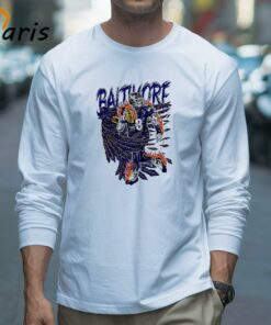 Baltimore Ravens Flock Skeleton Shirt 2 Baltimore Ravens Flock Skeleton Shirt 3