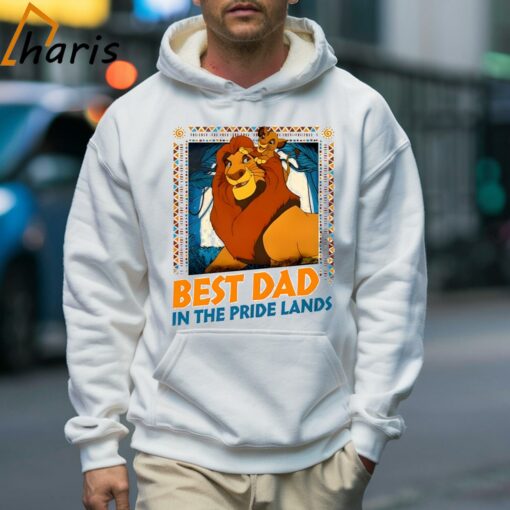 Best Dad In Pride Lands Shirt, Lion King Dad Shirt