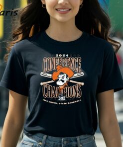 Big 12 2024 Conference Baseball Champions Oklahoma State Cowboys Shirt
