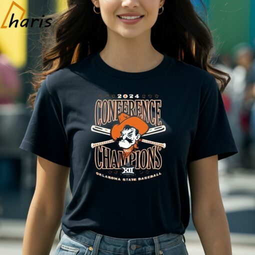 Big 12 2024 Conference Baseball Champions Oklahoma State Cowboys Shirt