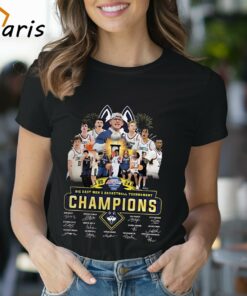 Big East Men’s Basketball Tournament Champions UCONN Huskies Signatures T-shirt