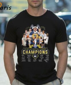 Big East Men’s Basketball Tournament Champions UCONN Huskies Signatures T-shirt