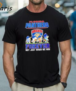 Bluey Florida Panthers Fan Forever Not Just When We Win Shirt