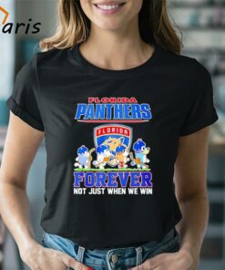 Bluey Florida Panthers Fan Forever Not Just When We Win Shirt