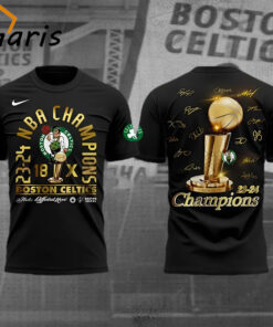Boston Celtics 18-Time 2024 NBA Finals Champions T-Shirt