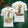 Boston Celtics 18-Time NBA Finals Champions Signature 3D Shirt