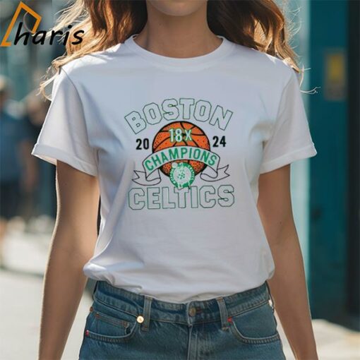 Boston Celtics 18x Champions 2024 NBA Shirt