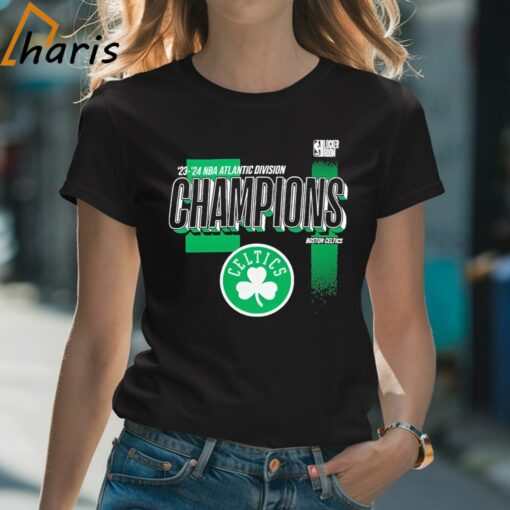 Boston Celtics 2024 Atlantic Division Champions Locker Room T-shirt