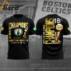 Boston Celtics 2024 NBA Finals Champions Basketball 3D Shirt