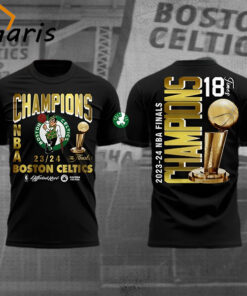 Boston Celtics 2024 NBA Finals Champions Basketball 3D Shirt