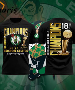 Boston Celtics 2024 NBA Finals Champions Basketball 3D Shirt
