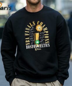 Boston Celtics 2024 NBA Finals Champions Fade Away Jumper Roster Signature Shirts 3 Boston Celtics 2024 NBA Finals Champions Fade Away Jumper Roster Signature Shirts 4