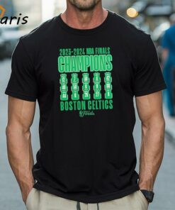 Boston Celtics 2024 NBA Finals Champions Half Court Trap Roster T-Shirt
