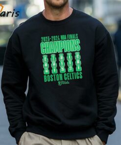 Boston Celtics 2024 NBA Finals Champions Half Court Trap Roster T-Shirt 3 Boston Celtics 2024 NBA Finals Champions Half Court Trap Roster T Shirt 4