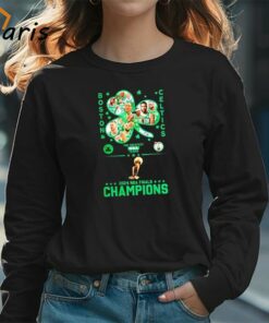 Boston Celtics 2024 NBA Finals Champions The Greatest NBA Team Players Signatures Shirt 3