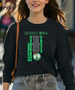 Boston Celtics 2024 NBA Finals Eastern Conference Champions Player Name Shirt 4