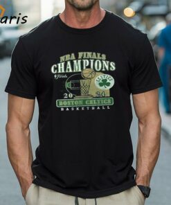 Boston Celtics ’47 2024 NBA Finals Champions Courtside Franklin Shirt
