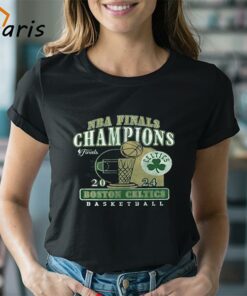 Boston Celtics ’47 2024 NBA Finals Champions Courtside Franklin Shirt