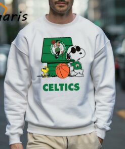 Boston Celtics Basketball Snoopy Celtics Shirt 3