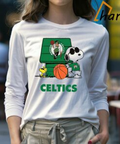 Boston Celtics Basketball Snoopy Celtics Shirt 4