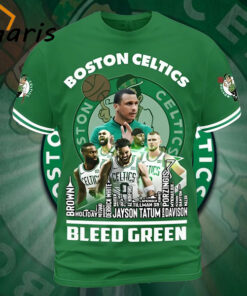 Boston Celtics Bleed Green Team Player 3D Shirt