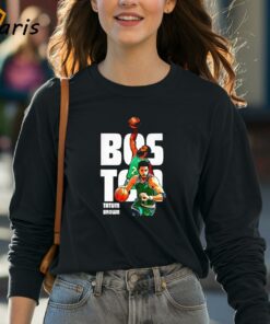 Boston Celtics Jaylen Brown 7 And Jayson Tatum 0 Cartoon Shirt 3 Boston Celtics Jaylen Brown 7 And Jayson Tatum 0 Cartoon Shirt 4