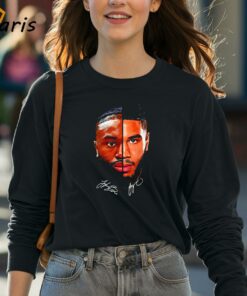 Boston Celtics Jaylen Brown And Jayson Tatum Duo Face Signatures Shirt 4