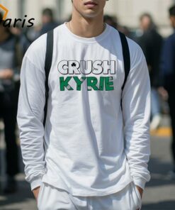 Boston Celtics Kyrie Irving Crush Kyrie Shamrock Basketball NBA Finals Champions 2024 Shirt 3