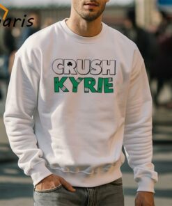 Boston Celtics Kyrie Irving Crush Kyrie Shamrock Basketball NBA Finals Champions 2024 Shirt 5