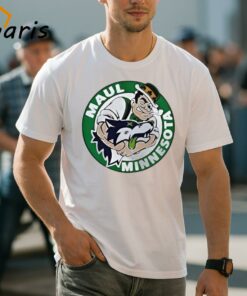 Boston Celtics Maul Minesota Timberwolves Logo Shirt