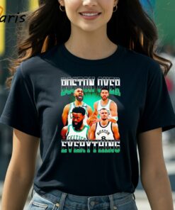 Boston Celtics Over Everything Vintage Shirt