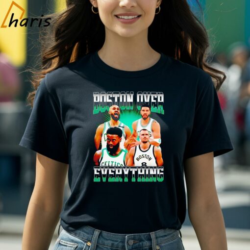 Boston Celtics Over Everything Vintage Shirt