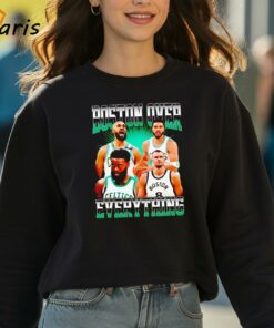 Boston Celtics Over Everything Vintage Shirt 3