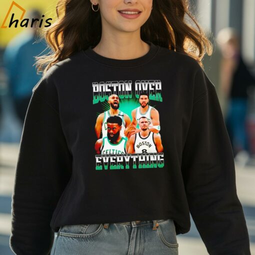 Boston Celtics Over Everything Vintage Shirt